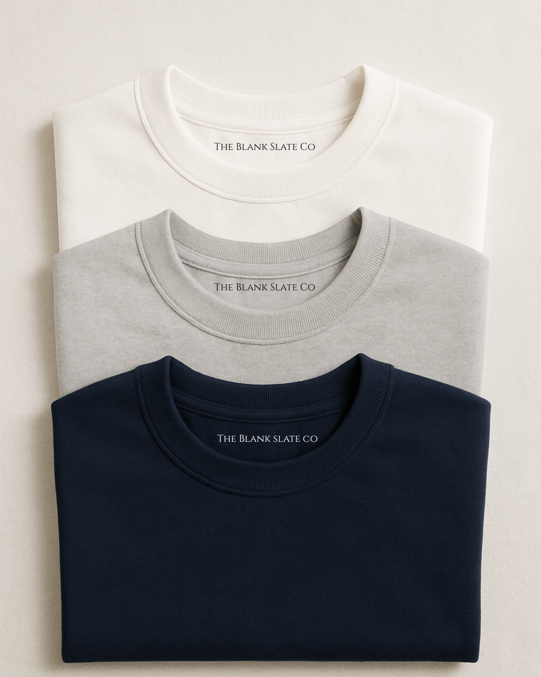 Combo x 3 - The Basic Premium Cotton T-Shirts